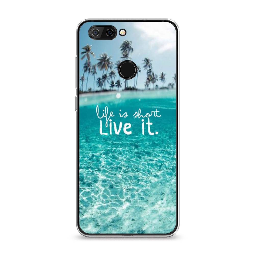 

Чехол Awog на ZTE Blade V9 / ЗТЕ Блэйд V9 "Live it", Разноцветный, 132450-7