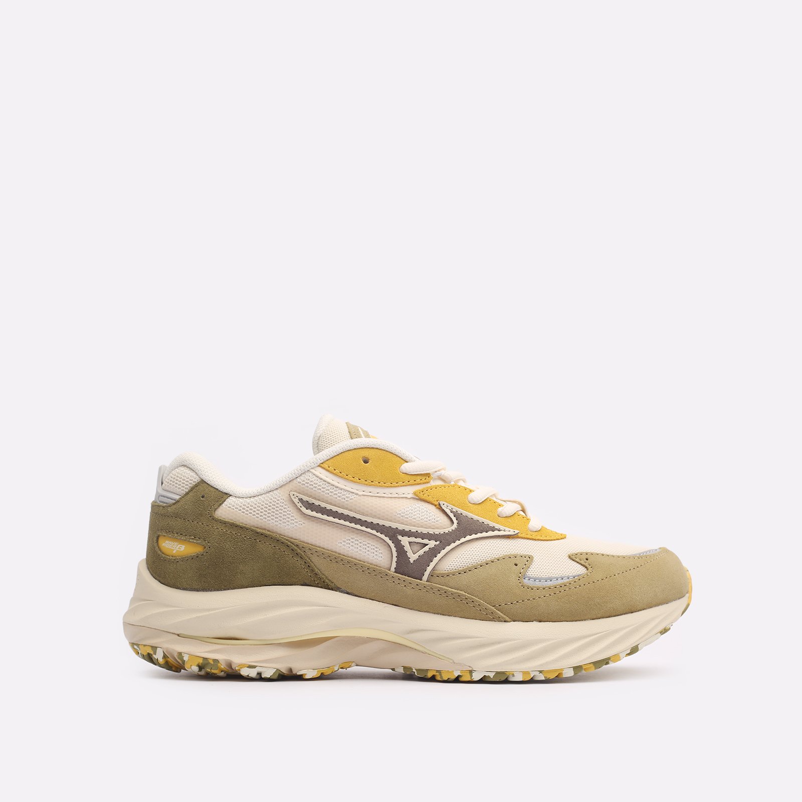 

Кроссовки мужские Mizuno Wave Rider B бежевые 9 US, Бежевый, Wave Rider B