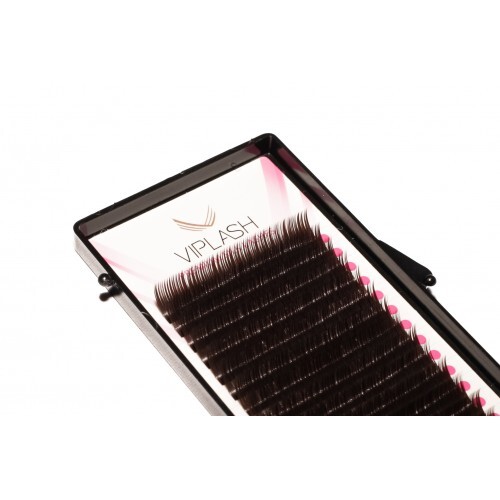 

Ресницы Viplash silk D Brown D 0.07 10 мм 16 линий