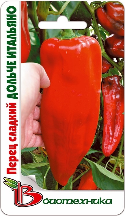 

Семена овощей перец сладкий Дольче Итальяно Биотехника 30442 0,3 г
