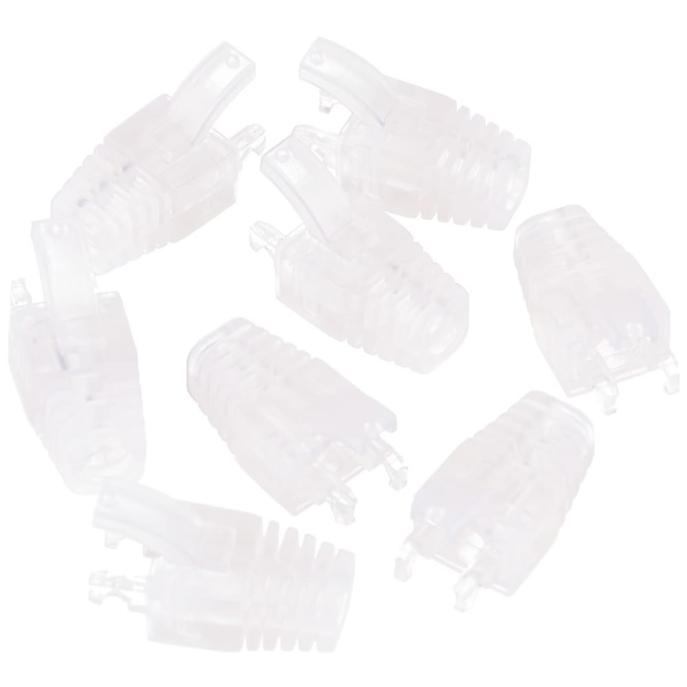 

NIKOMAX Защитный колпачок для коннекторов RJ45, прозрачный, уп-ка 100шт. NMC-RJBOOT65B-TR-