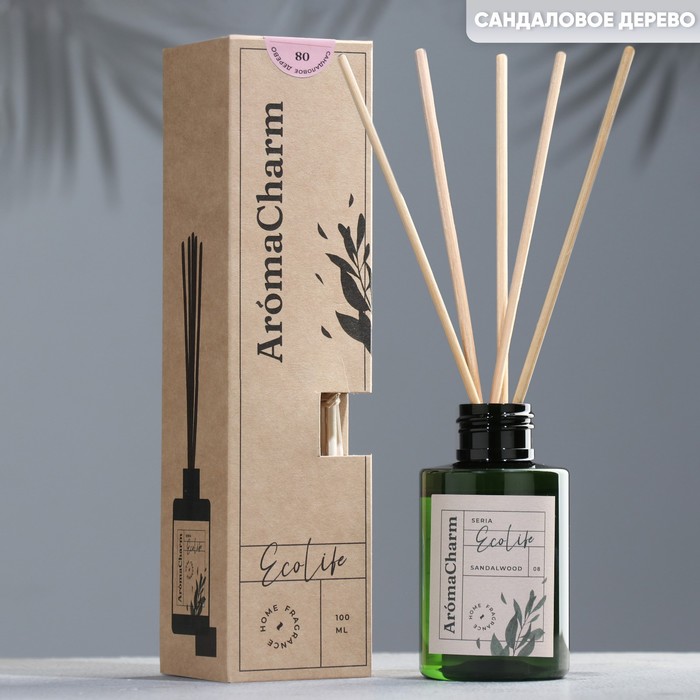 

Диффузор-парфюмерная вода "EcoLife", 100 мл,SANDALWOOD