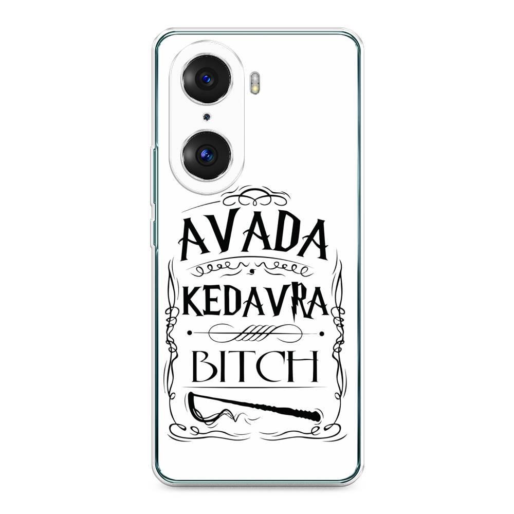 

Чехол на Honor 60 Pro "Avada kedavra bitch", Белый;серый;черный, 6106750-6