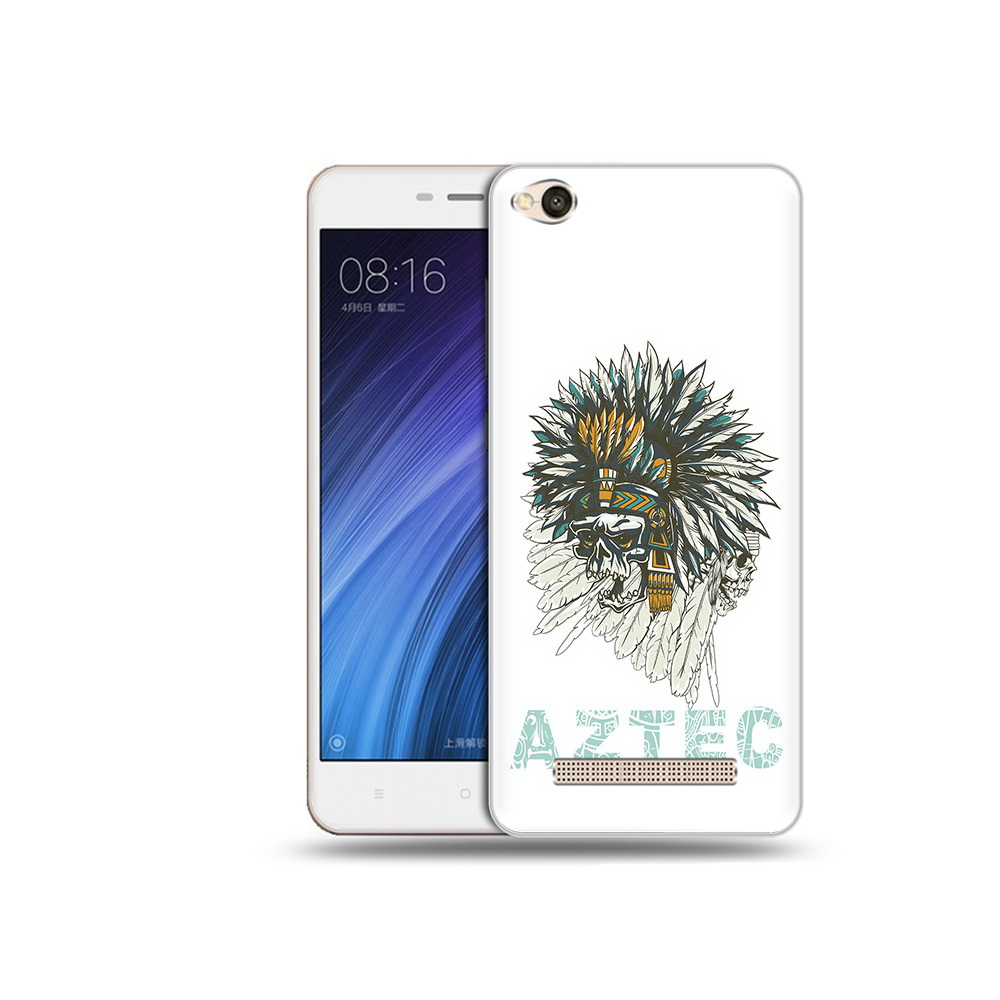 

Чехол MyPads Tocco для Xiaomi Redmi 4A скелет индеец (PT46130.318.602), Прозрачный, Tocco