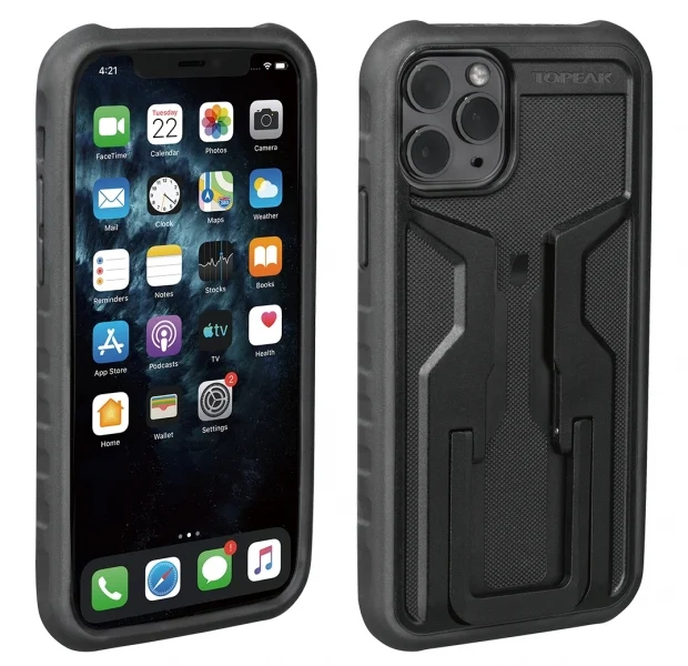 

TOPEAK RIDECASE ONLY, WORKS WITH IPHONE 11 PRO BLACK/GRAY чехол д/смартфона, Черный;серый