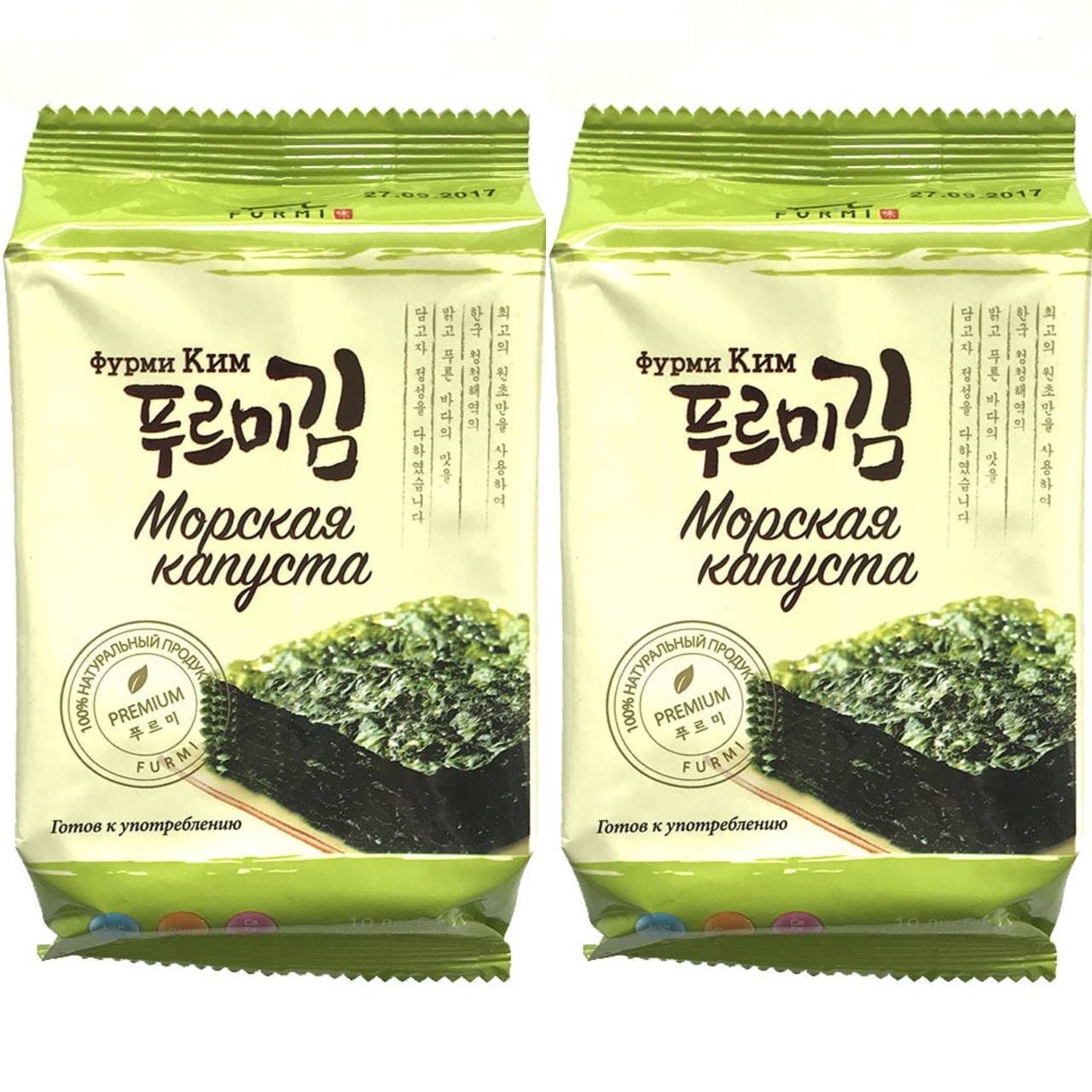 

Капуста морская Furmi Kim, 2 шт х 5 г, NAB-311-2