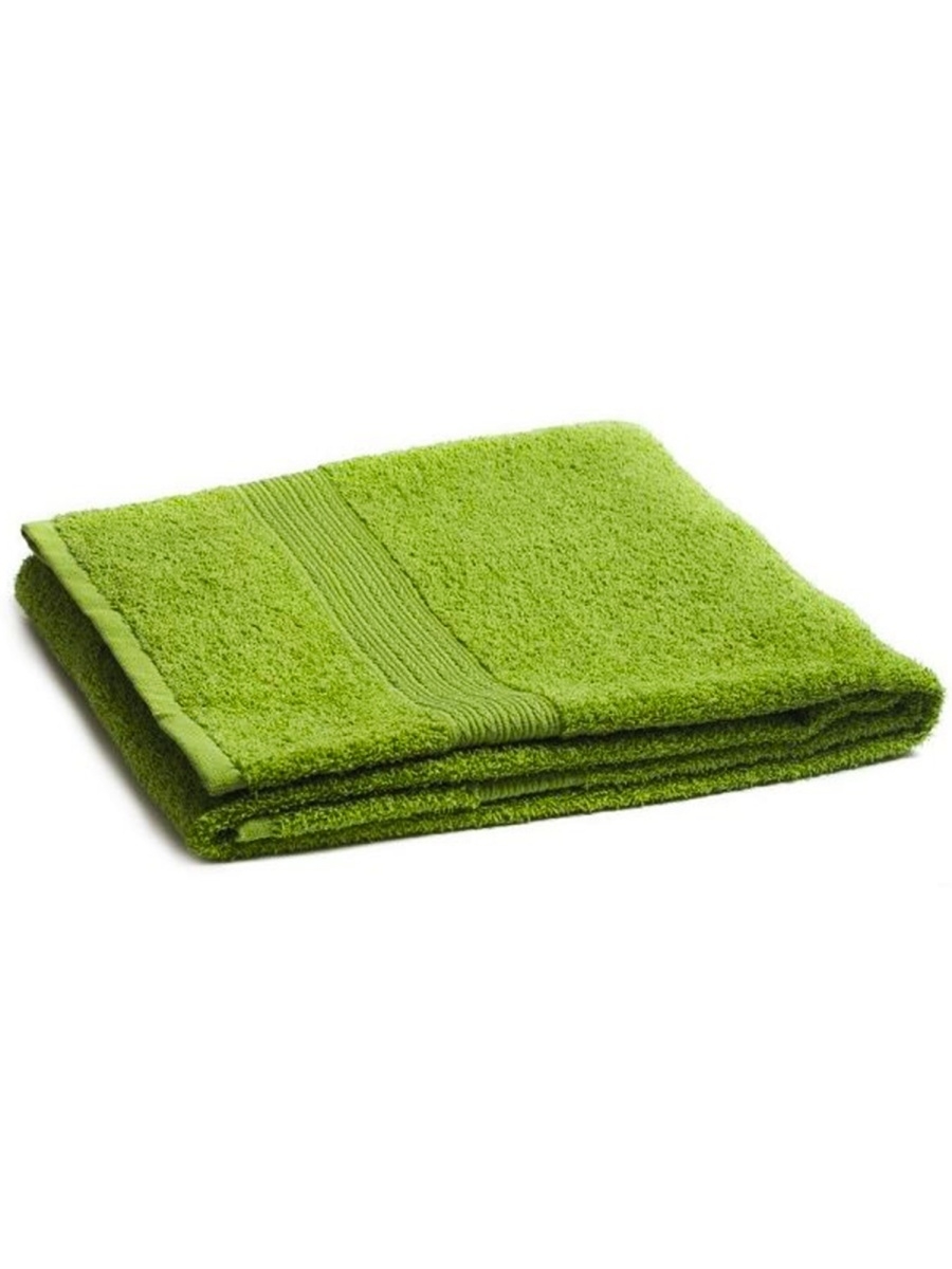 фото Махровое полотенце 100х180 для бани, ванной, бассейна, хлопок 100%. цвет зеленый бтк