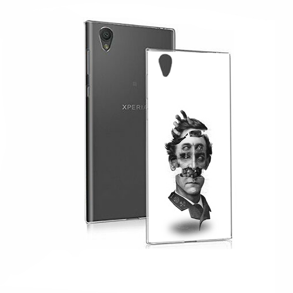 

Чехол MyPads Tocco для Sony Xperia E5 страшное лицо абстракция (PT50363.248.628), Прозрачный, Tocco
