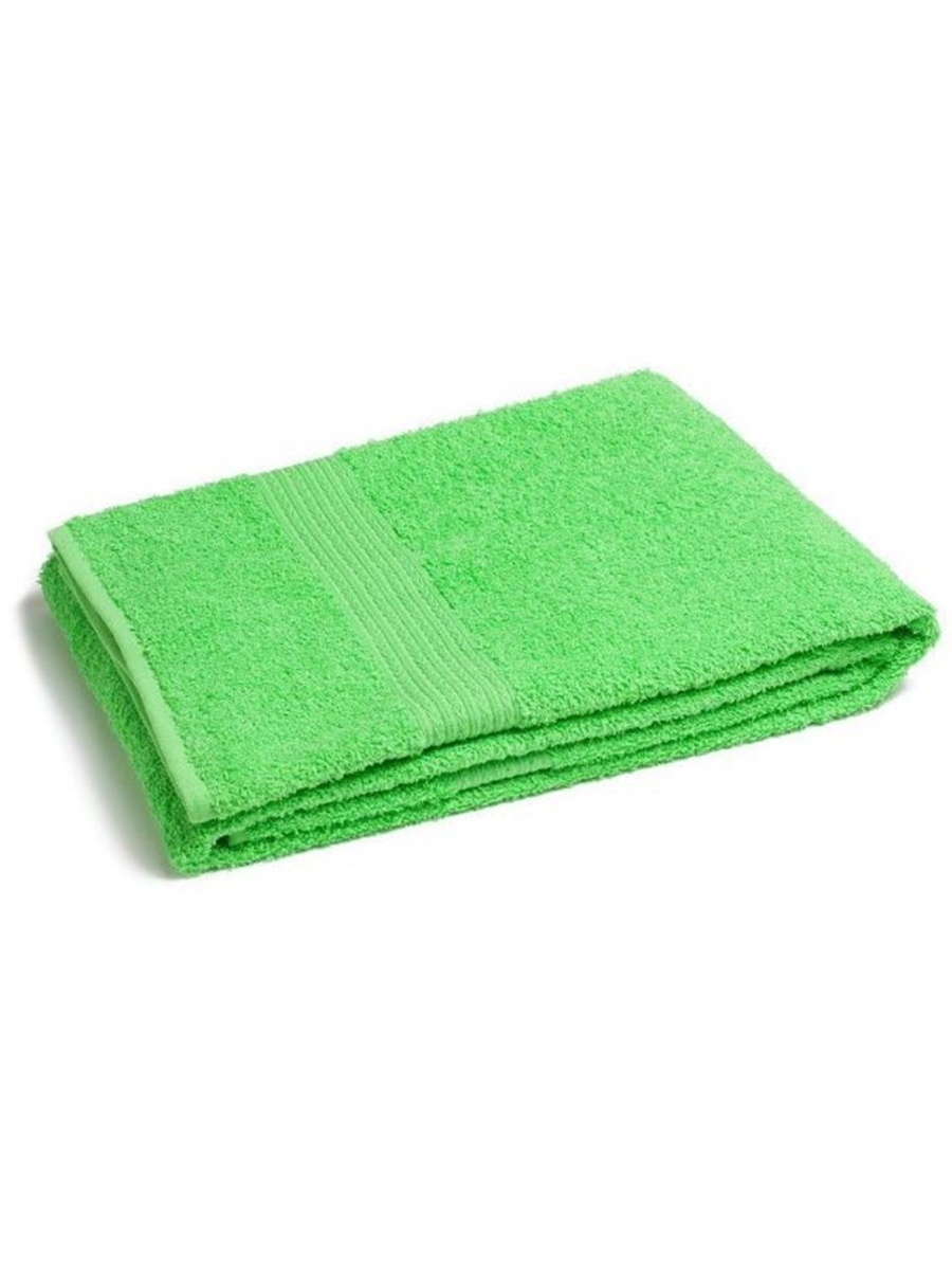 фото Махровое полотенце 100х180 для бани, ванной, бассейна, хлопок 100%. цвет салатовый бтк