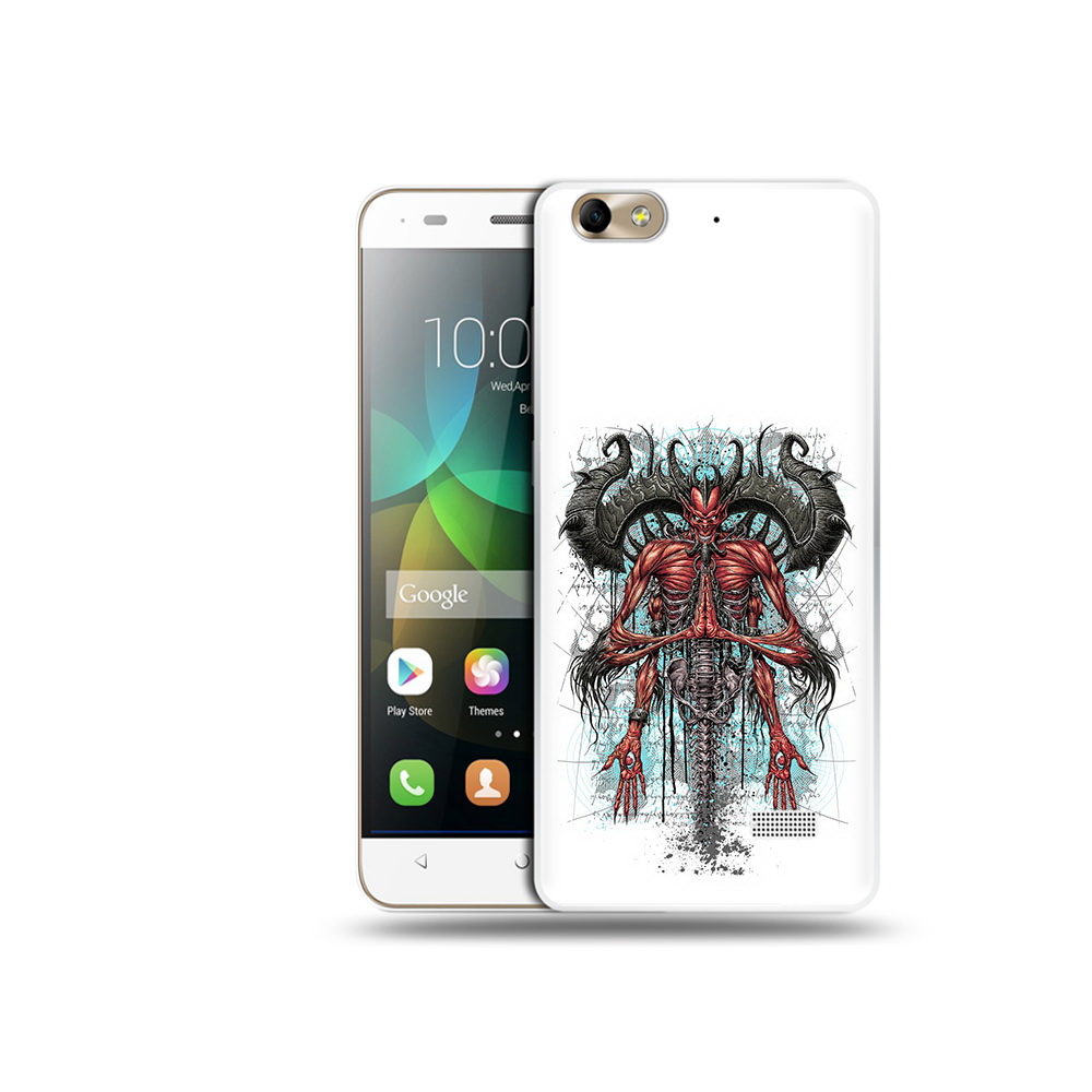 

Чехол MyPads Tocco для Honor 4C дьявол (PT10946.43.340), Прозрачный, Tocco
