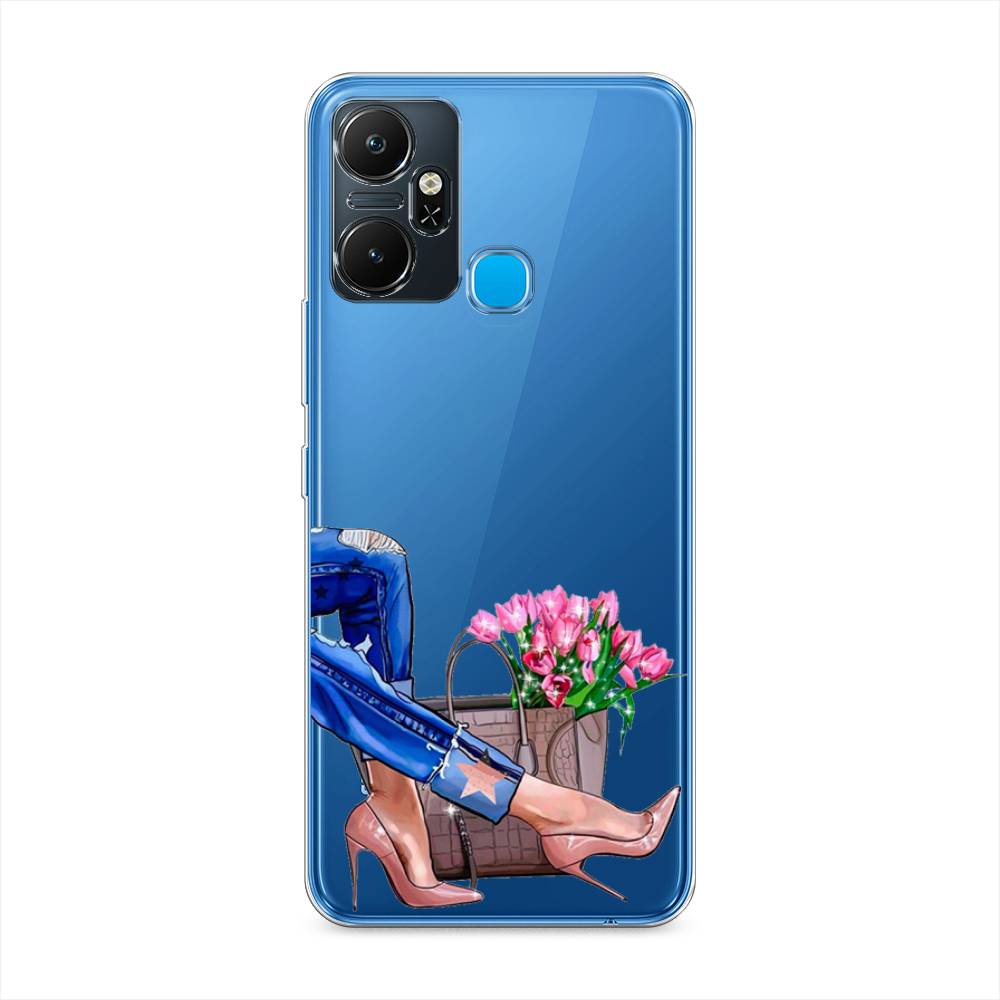 

Чехол Awog "Каблучки" на Infinix Smart 6 Plus / Инфиникс Смарт 6 Плюс, Голубой;коричневый;розовый, 3102350-7