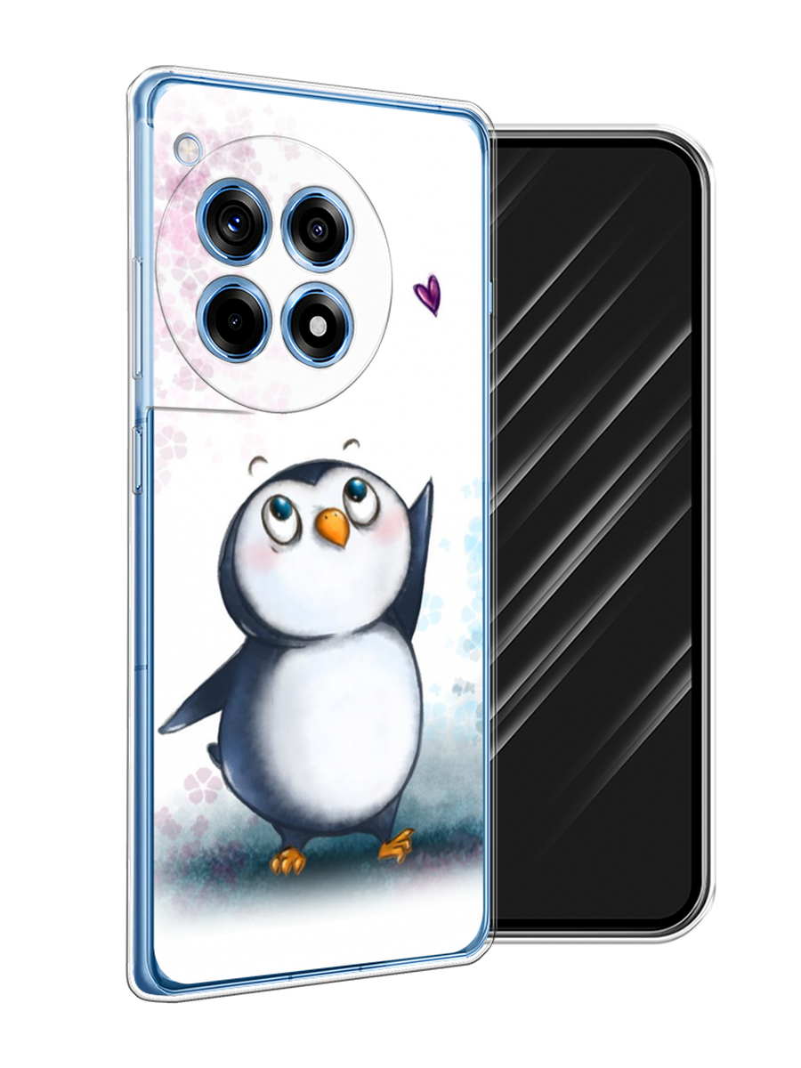 

Чехол Awog на OnePlus Ace 3 "Пингвин и сердечко", Белый, 154550-1