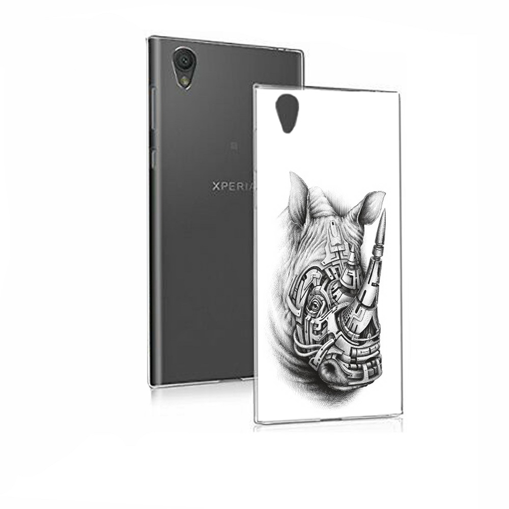 

Чехол MyPads Tocco для Sony Xperia E5 стальной носорог (PT50363.248.620), Прозрачный, Tocco