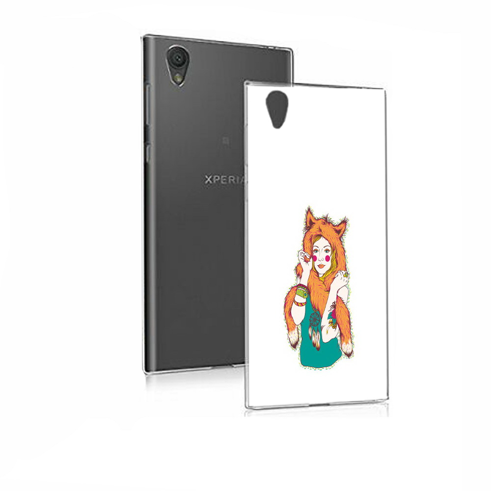 Чехол MyPads Tocco для Sony Xperia E5 Девушка лиса (PT50363.248.62)