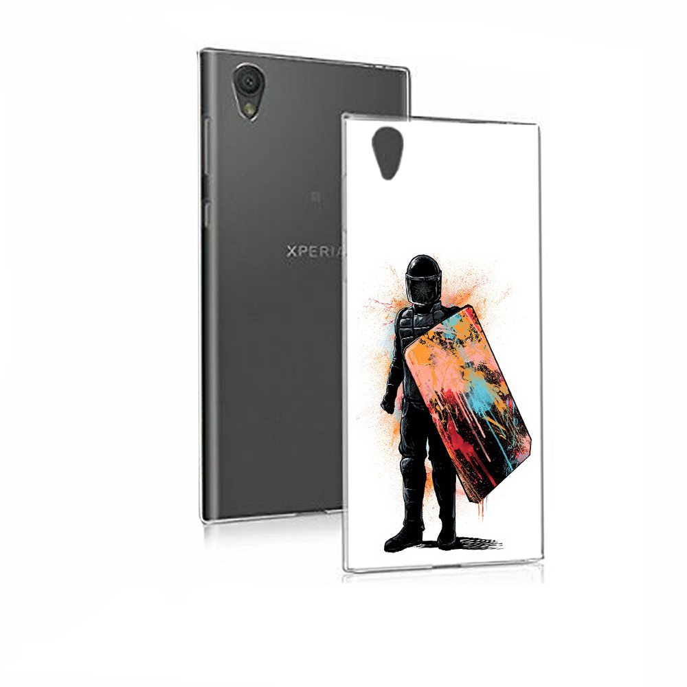 

Чехол MyPads Tocco для Sony Xperia E5 солдат с красочным щитом (PT50363.248.614), Прозрачный, Tocco