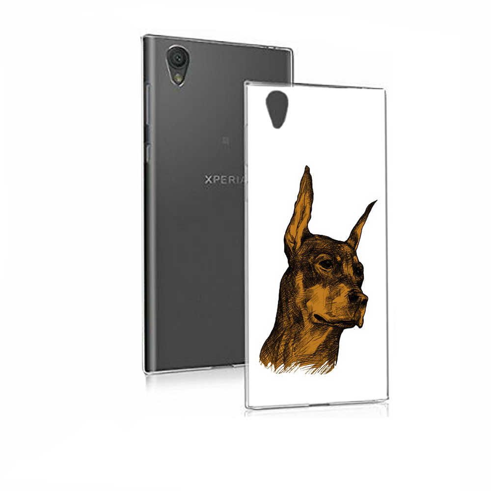 

Чехол MyPads Tocco для Sony Xperia E5 скетч доберман (PT50363.248.605), Прозрачный, Tocco