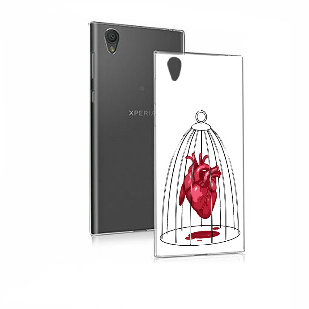 

Чехол MyPads Tocco для Sony Xperia E5 сердце в клетке (PT50363.248.597), Прозрачный, Tocco