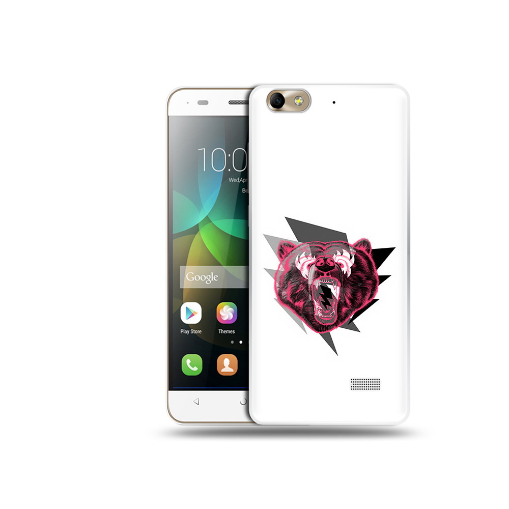 

Чехол MyPads Tocco для Honor 4C грозовой медведь (PT10946.43.301), Прозрачный, Tocco