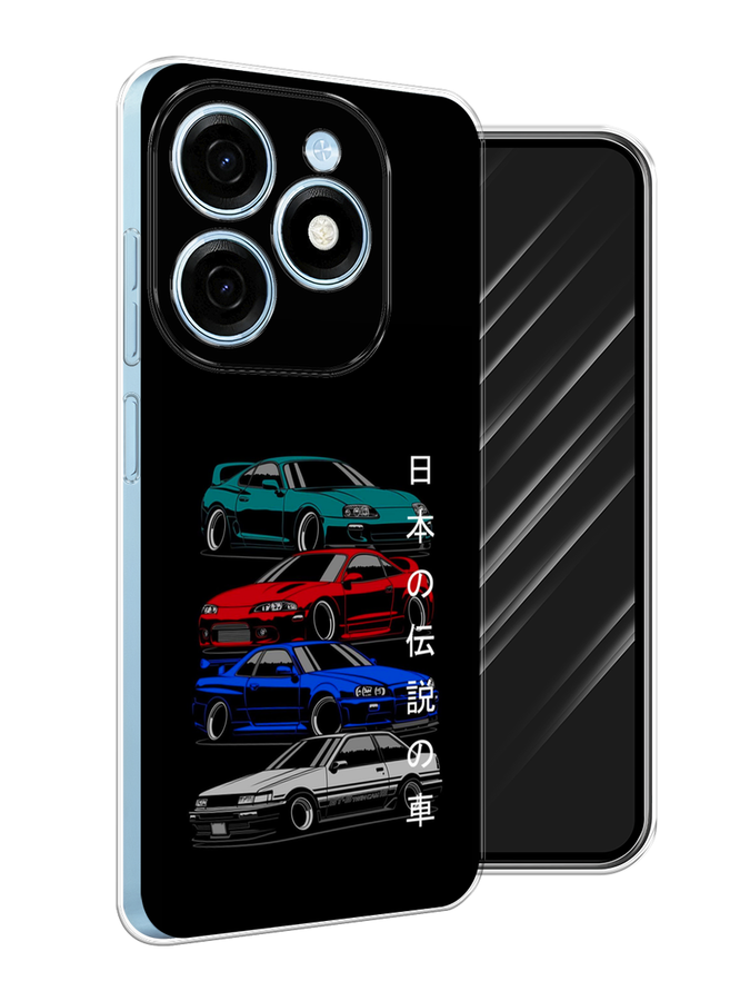 

Чехол Awog на Tecno Spark 20 "JDM Legend cars", Зеленый;красный;синий, 304750-1