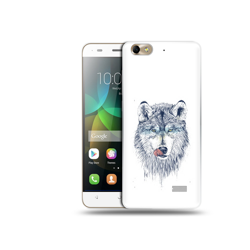 

Чехол MyPads Tocco для Honor 4C голодгый волк (PT10946.43.292), Прозрачный, Tocco