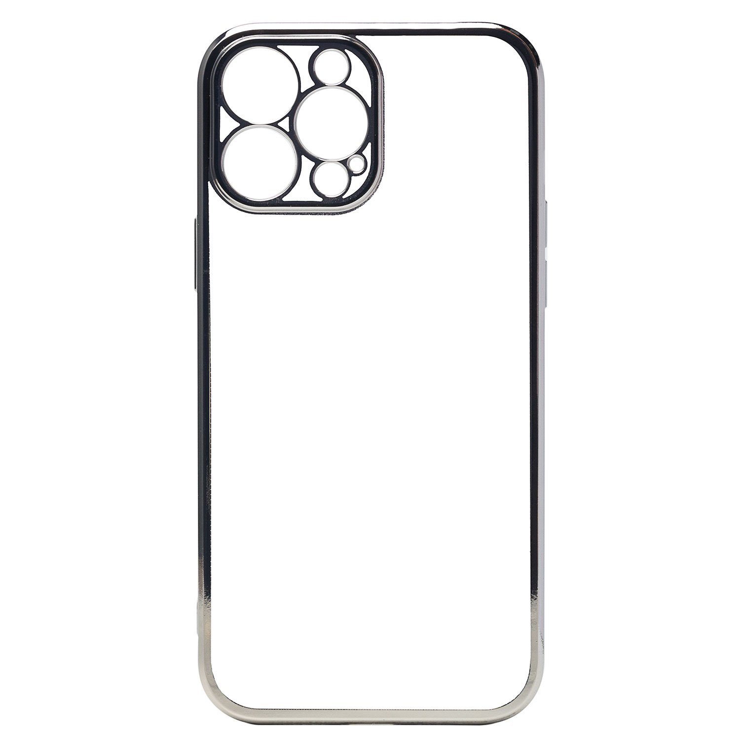 

Чехол для iPhone 13 Pro Max силиконовый, ультратонкий, Pilot, серебристый