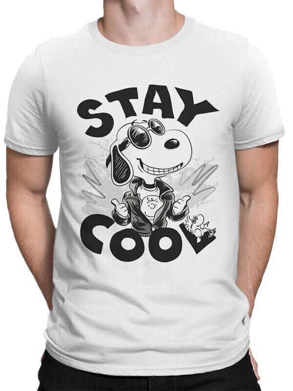 фото Футболка мужская dream shirts крутой пес - stay cool 50008702 белая xs