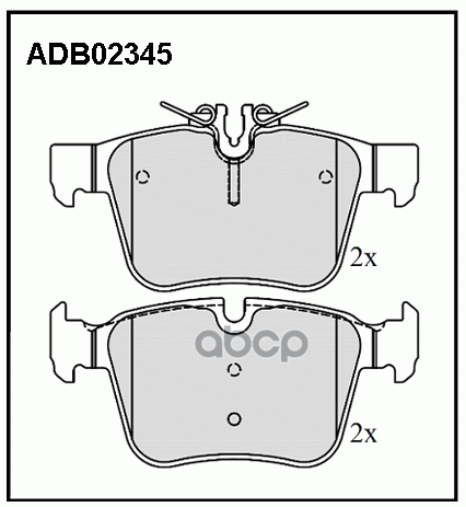 

Колодки Тормозные Mb C/Glc Re 07/13- ALLIED NIPPON арт. ADB02345
