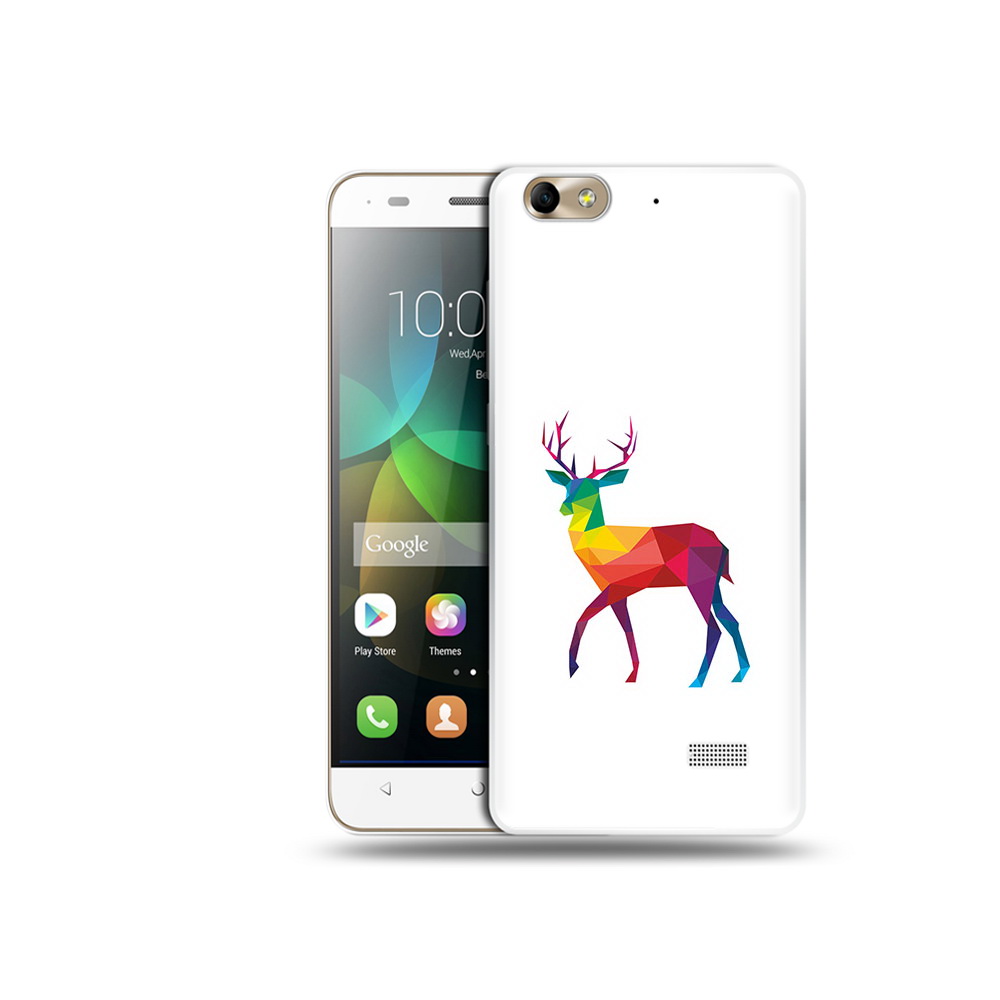 

Чехол MyPads Tocco для Honor 4C геометрический олень (PT10946.43.286), Прозрачный, Tocco
