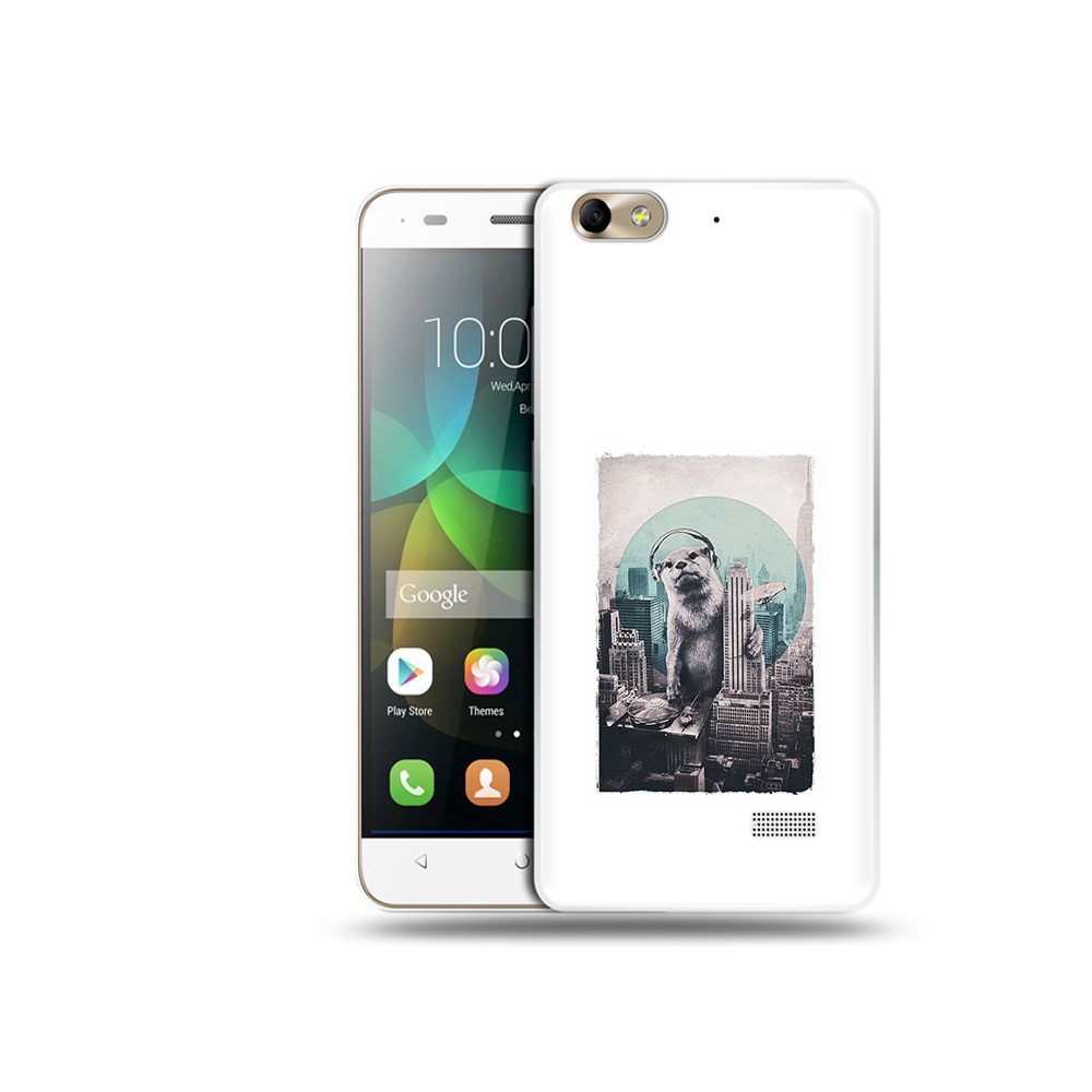

Чехол MyPads Tocco для Honor 4C выдра в городе (PT10946.43.283), Прозрачный, Tocco