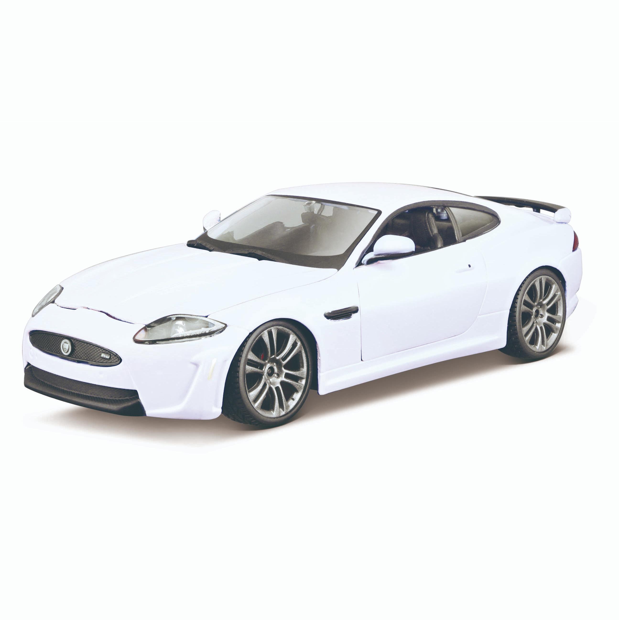 фото Машинка металлическая bburago jaguar xkr-s, 1:24, белая