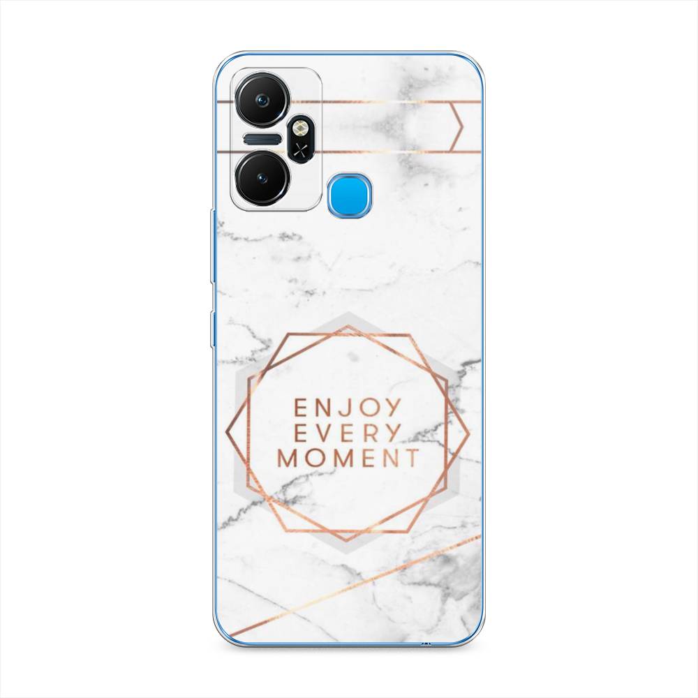 

Чехол Awog "Enjoy every moment мрамор" на Infinix Smart 6 Plus / Инфиникс Смарт 6 Плюс, Белый;розовый;серый, 3102350-7