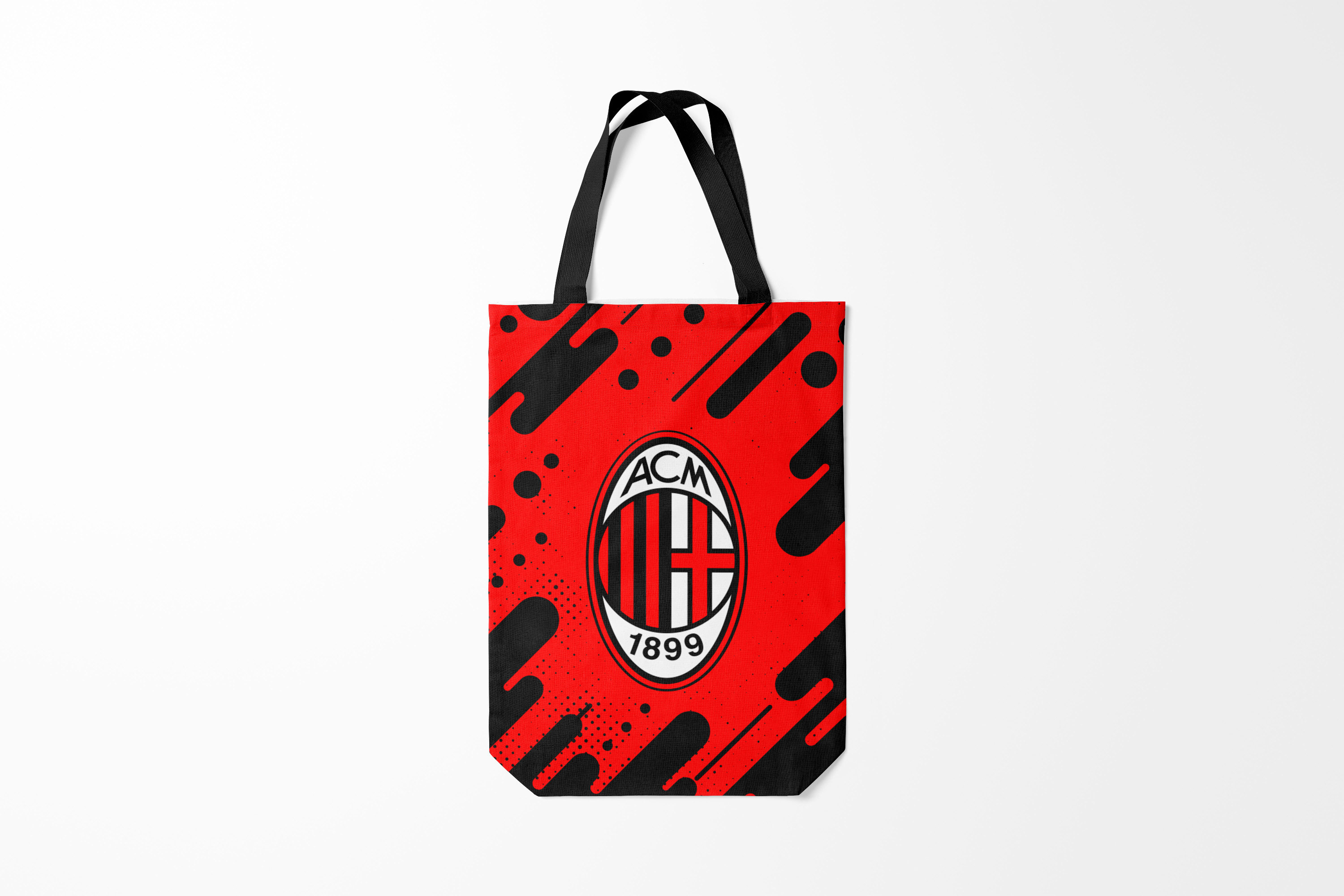 

Сумка шoппер унисекс Burnettie Milan AC МИЛАН, черный, Milan AC МИЛАН