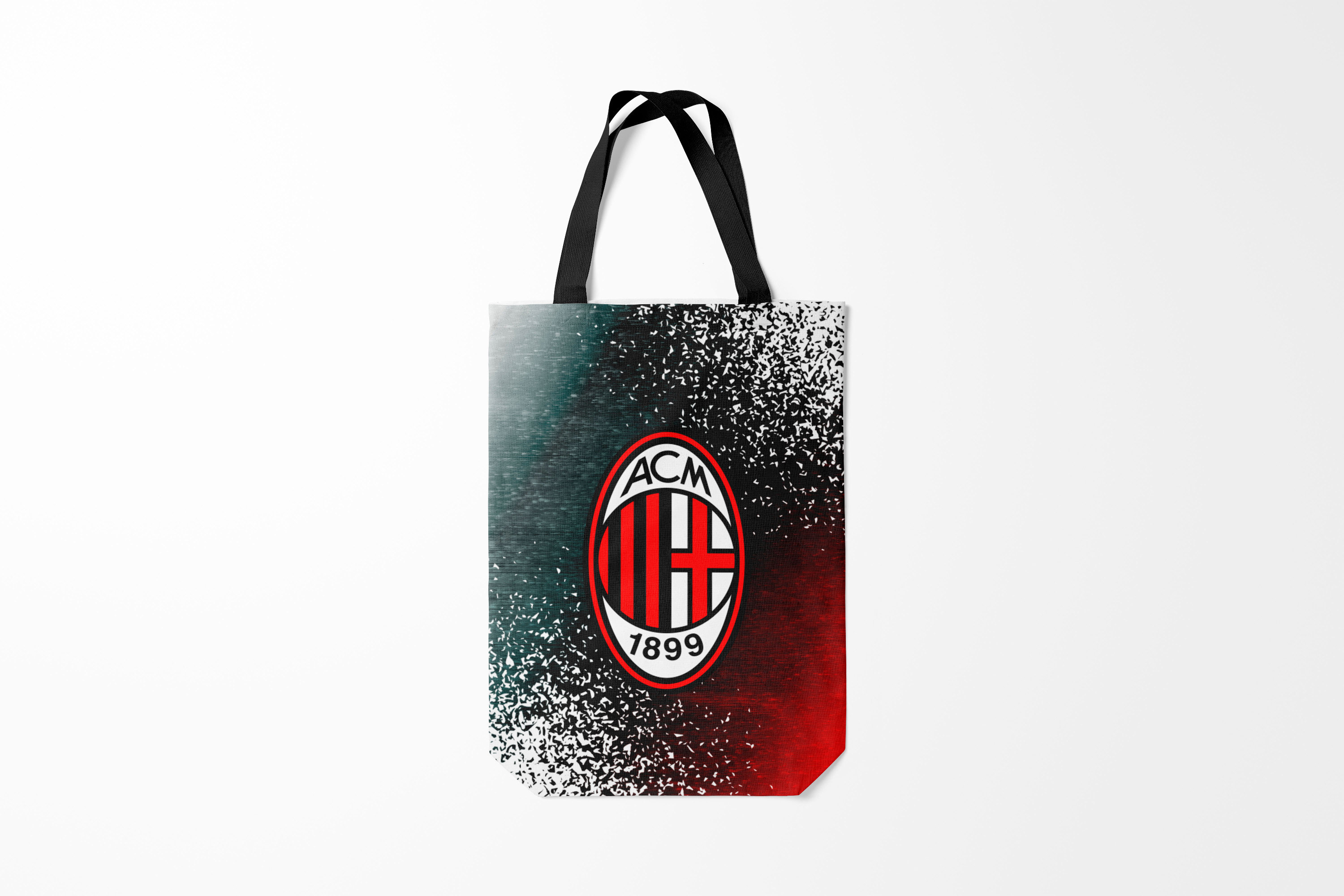 

Сумка шoппер унисекс Burnettie Milan AC МИЛАН, черный, Milan AC МИЛАН
