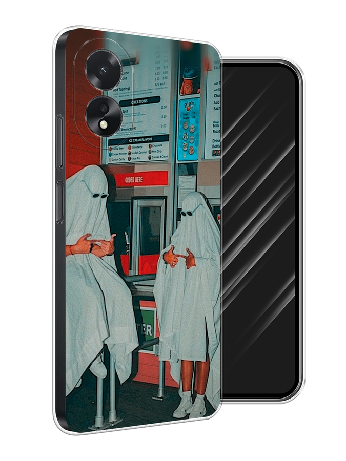 

Чехол Awog на Oppo A38 "Chillin Killin", Красный, 2515350-1