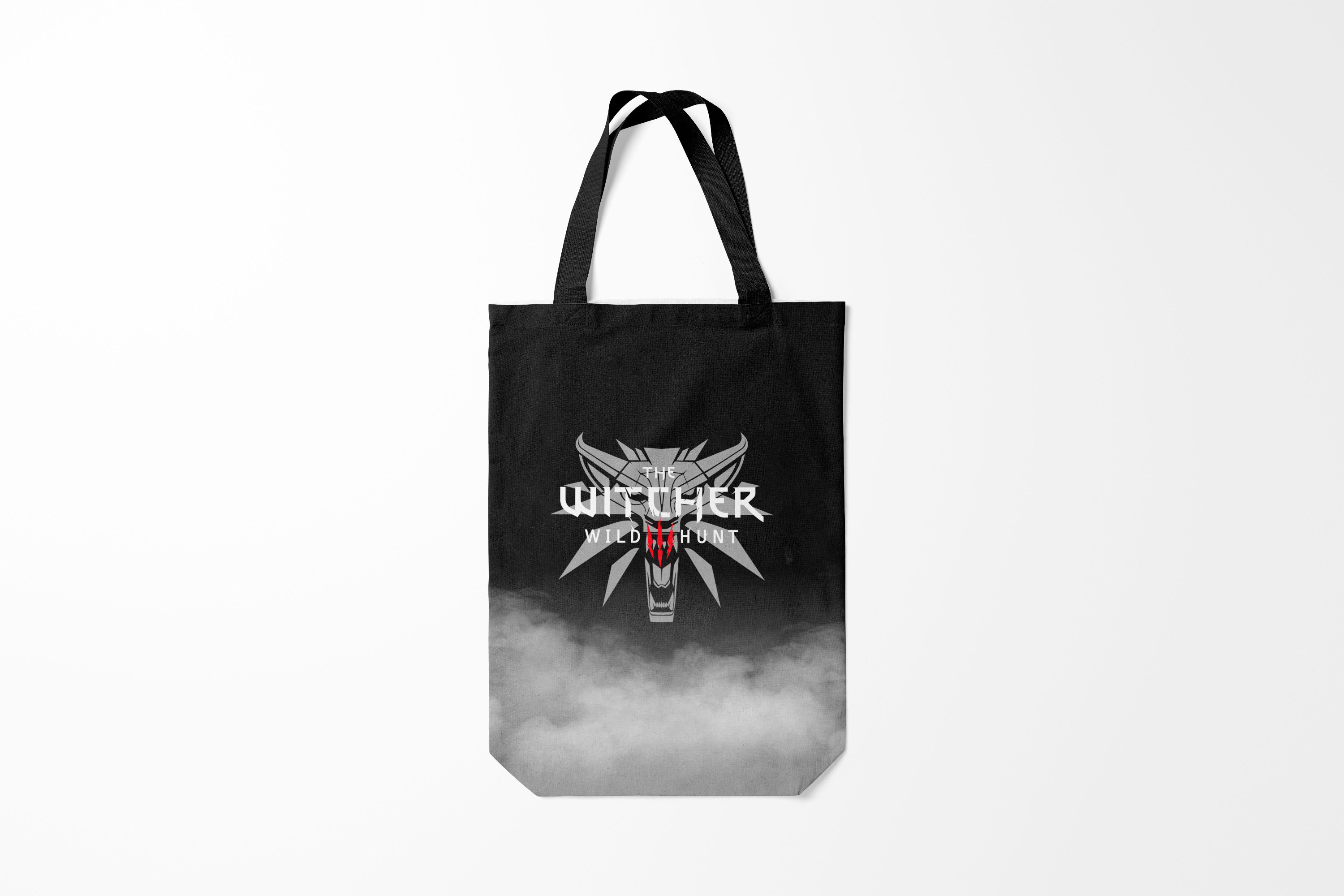 

Сумка шoппер унисекс Burnettie The Witcher ВЕДЬМАК ЭМБЛЕМА В ДЫМУ SMOKE, черный, The Witcher ВЕДЬМАК ЭМБЛЕМА В ДЫМУ SMOKE