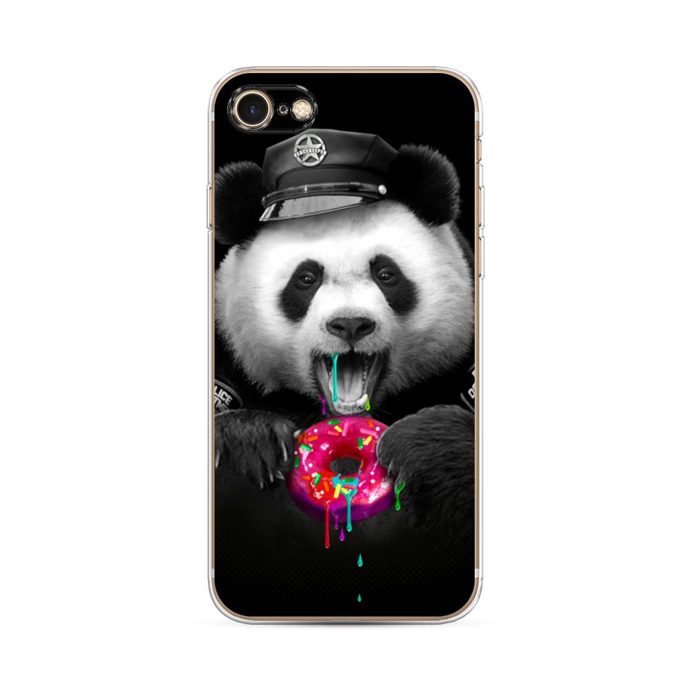 

Чехол Awog на Apple iPhone 8 / Айфон 8 "Панда police", Разноцветный, 10850-2