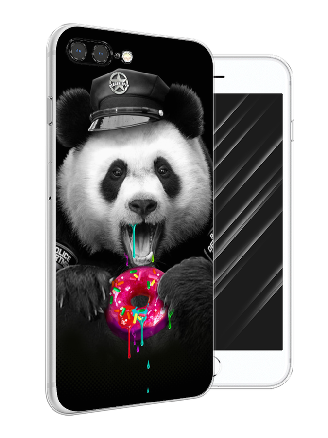 

Чехол Awog на Apple iPhone 7 Plus / Айфон 7 Plus "Панда police", Разноцветный, 10750-2