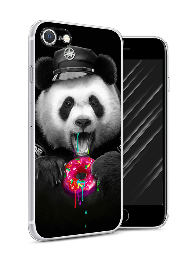 

Чехол Awog на Apple iPhone 7 / Айфон 7 "Панда police", Разноцветный, 10650-2