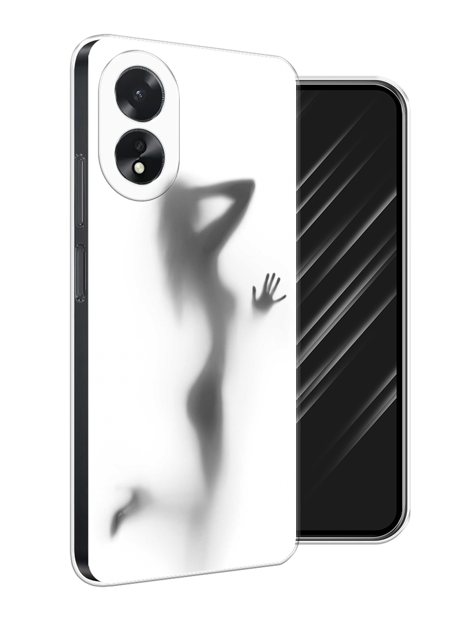 

Чехол Awog на Oppo A38 "Стекло в душе", Белый;серый;черный, 2515350-1