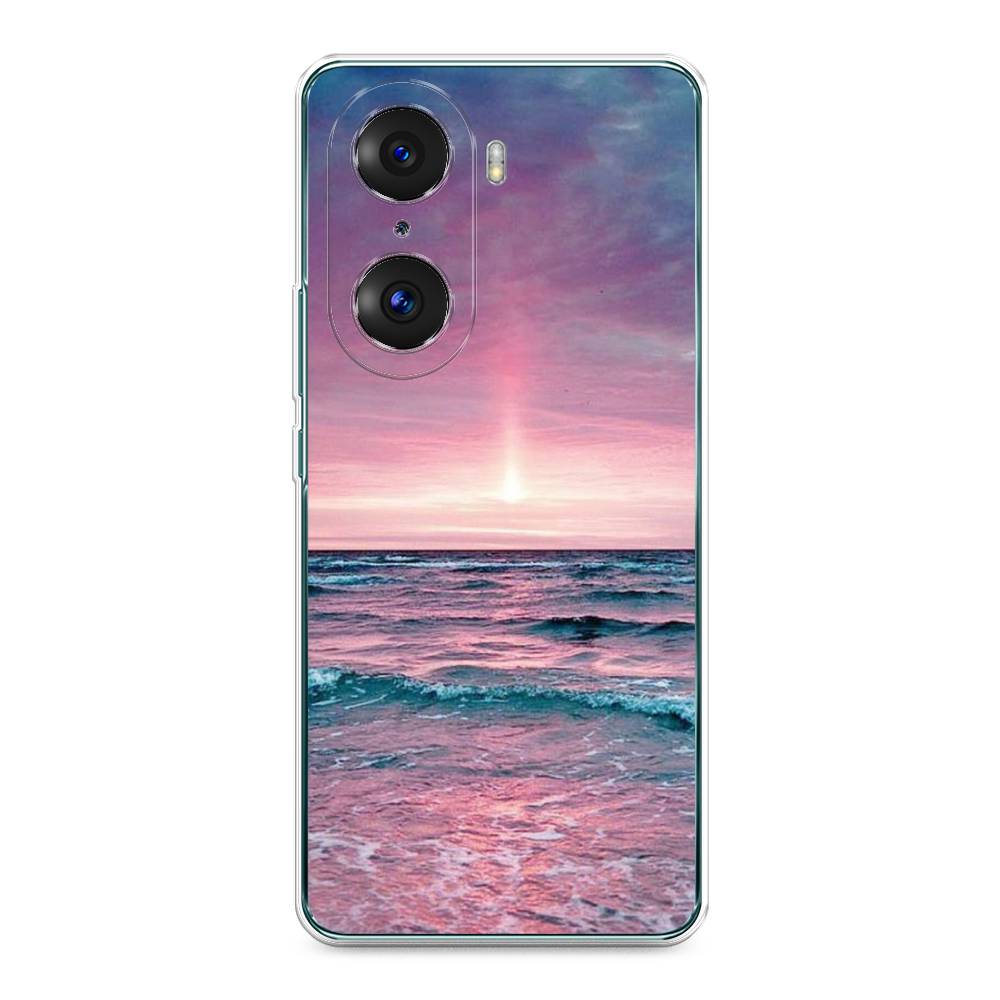 

Чехол на Honor 60 Pro "Восход 3", Розовый;голубой, 6106750-2