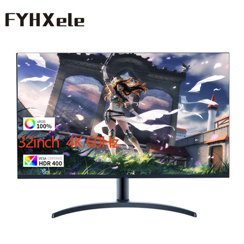 

32" Монитор FYHXele игровой 38402160 4K IPS, Черный, 500019