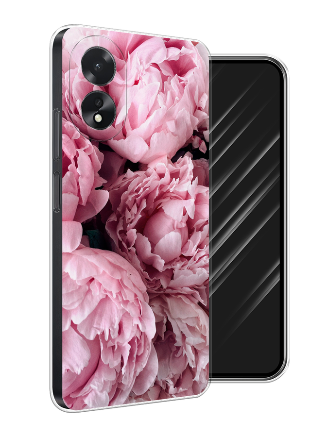 

Чехол Awog на Oppo A38 "Нежные пионы", Розовый;черный;белый, 2515350-1