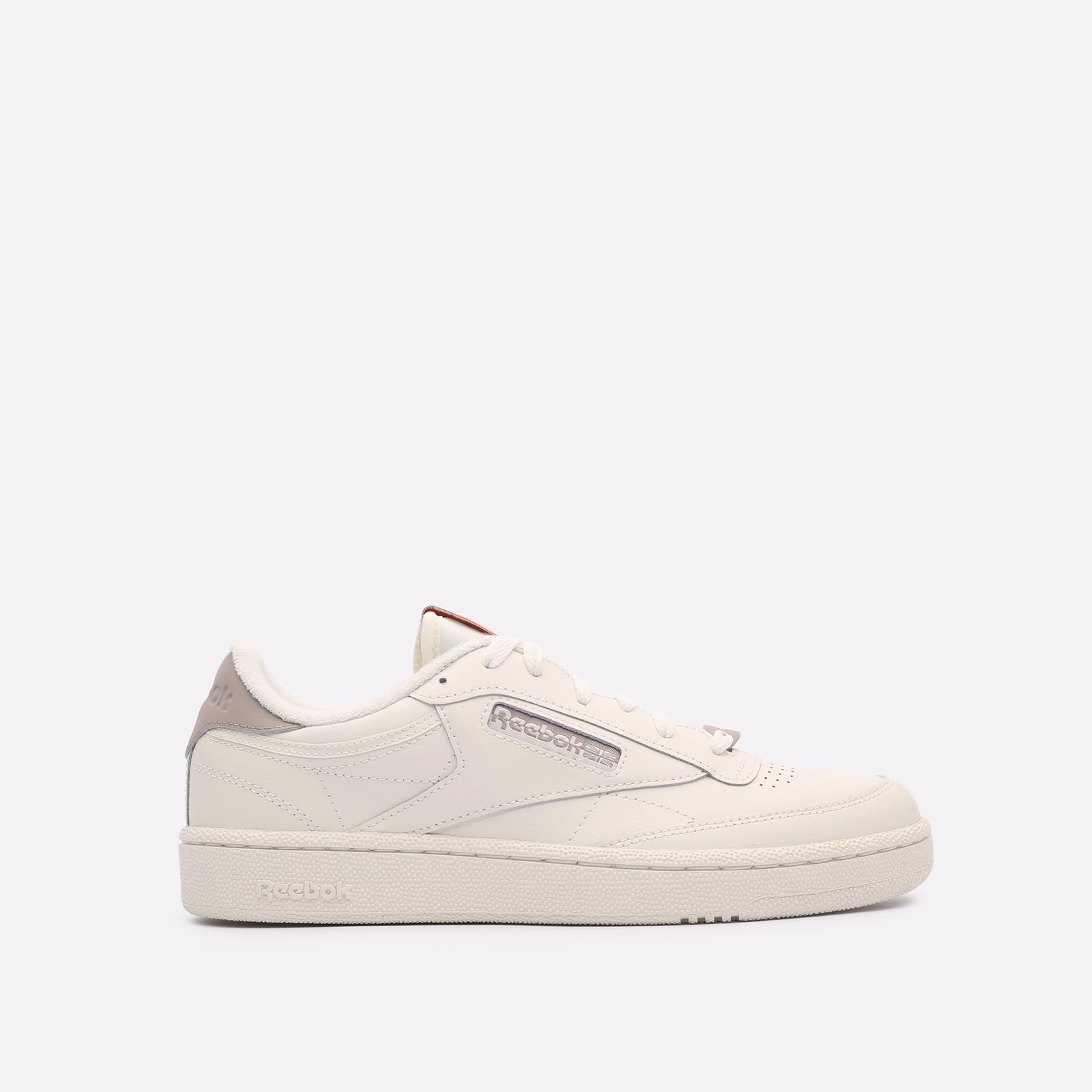 

Кеды мужские Reebok Club C 85 бежевые 9.5 US, Бежевый, Club C 85