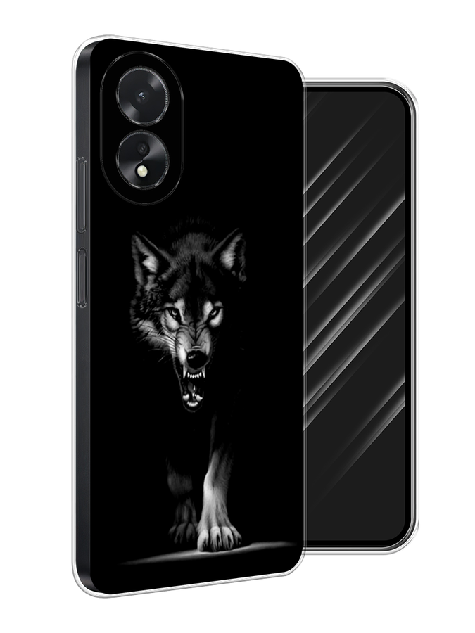 

Чехол Awog на Oppo A38 "Волк выходит из ночи", Серый;черный;белый, 2515350-1