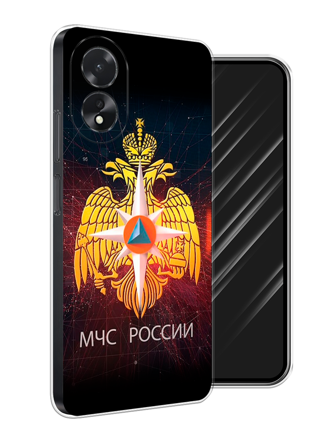 

Чехол Awog на Oppo A38 "МЧС России", Черный;желтый;красный, 2515350-1
