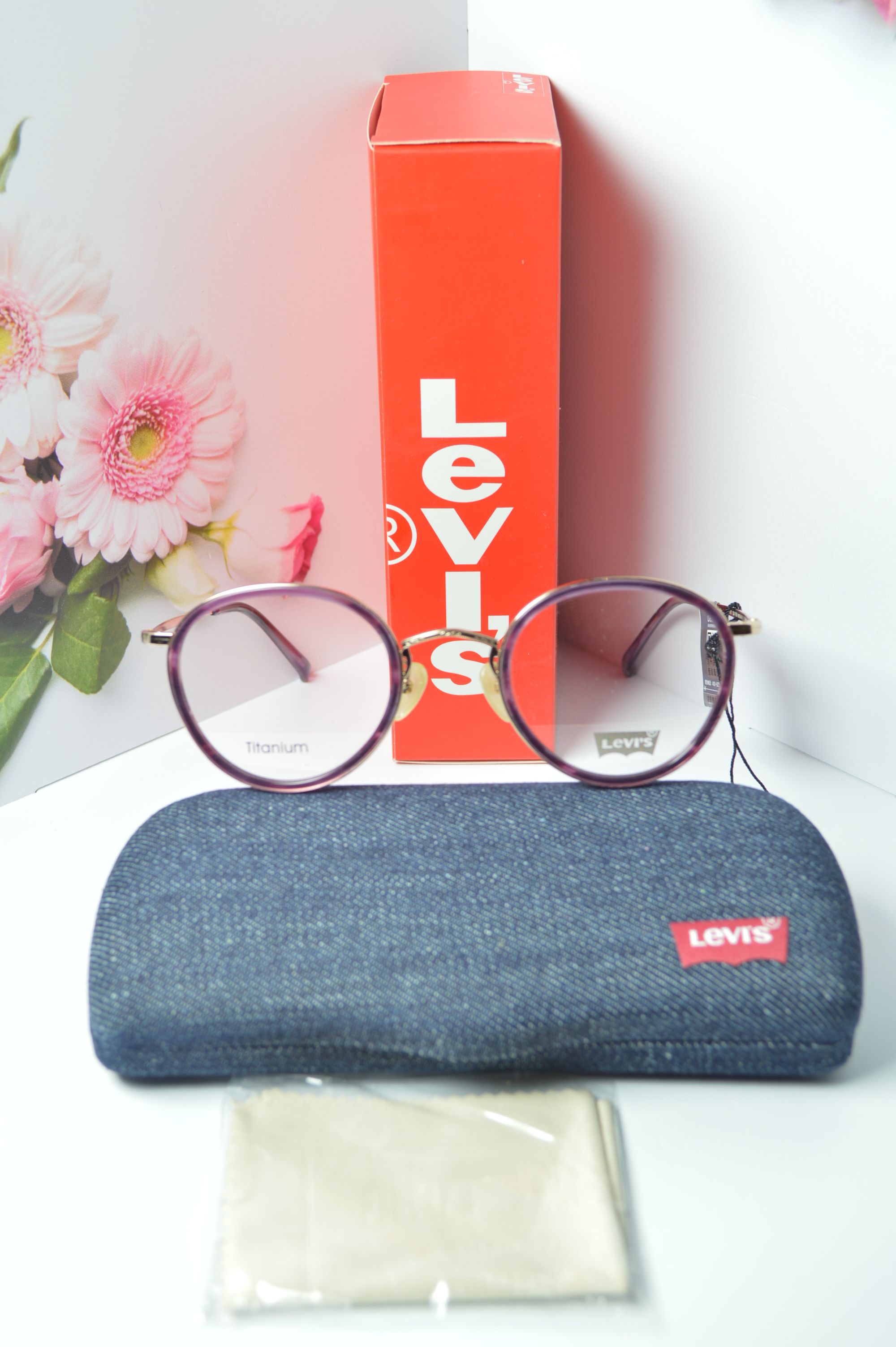 

Оправа для очков унисекс Levi's OL-OM-Levis-94027-С04-PUR фиолетовая, OL-OM-Levis-94027-С04-PUR