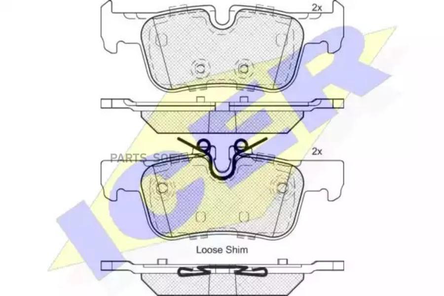 

Колодки Задние Bmw X1 (F48) 11/14-, 2 (F45) Gdb2063 Icer 182193 Icer арт. 182193