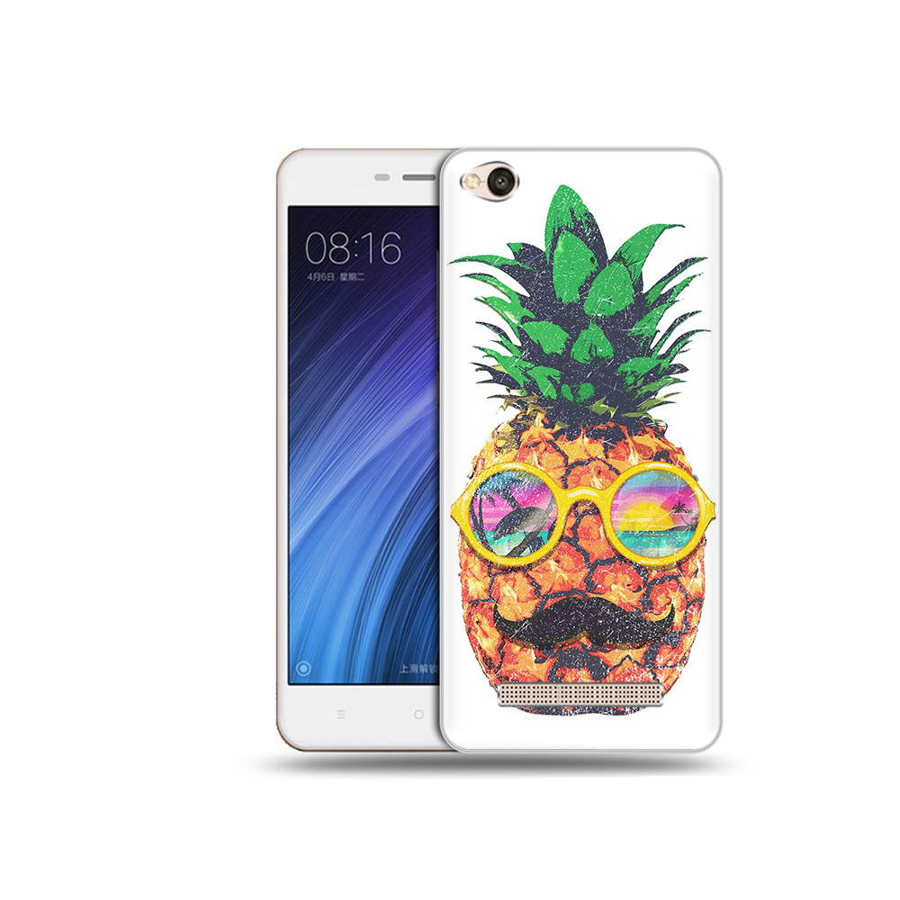 

Чехол MyPads Tocco для Xiaomi Redmi 4A прикольный ананас с лицом (PT46130.318.556), Прозрачный, Tocco