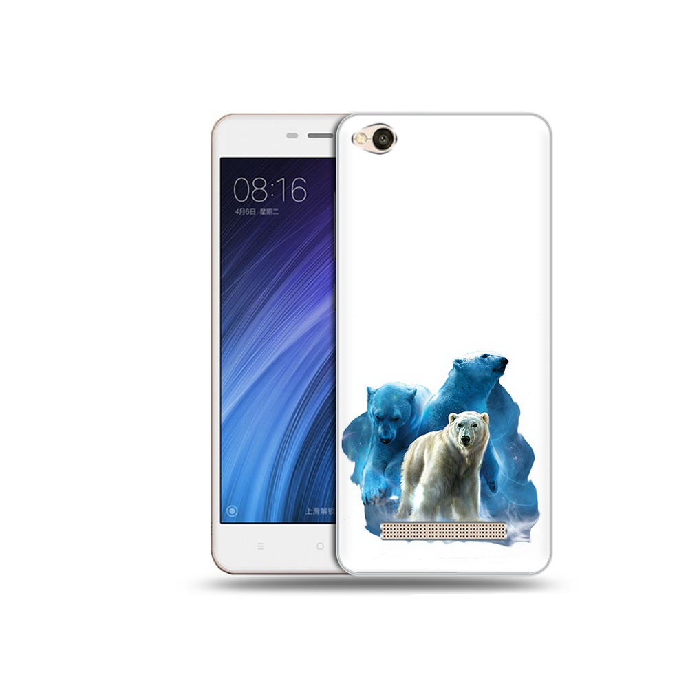 

Чехол MyPads Tocco для Xiaomi Redmi 4A полярный медведь (PT46130.318.549), Прозрачный, Tocco