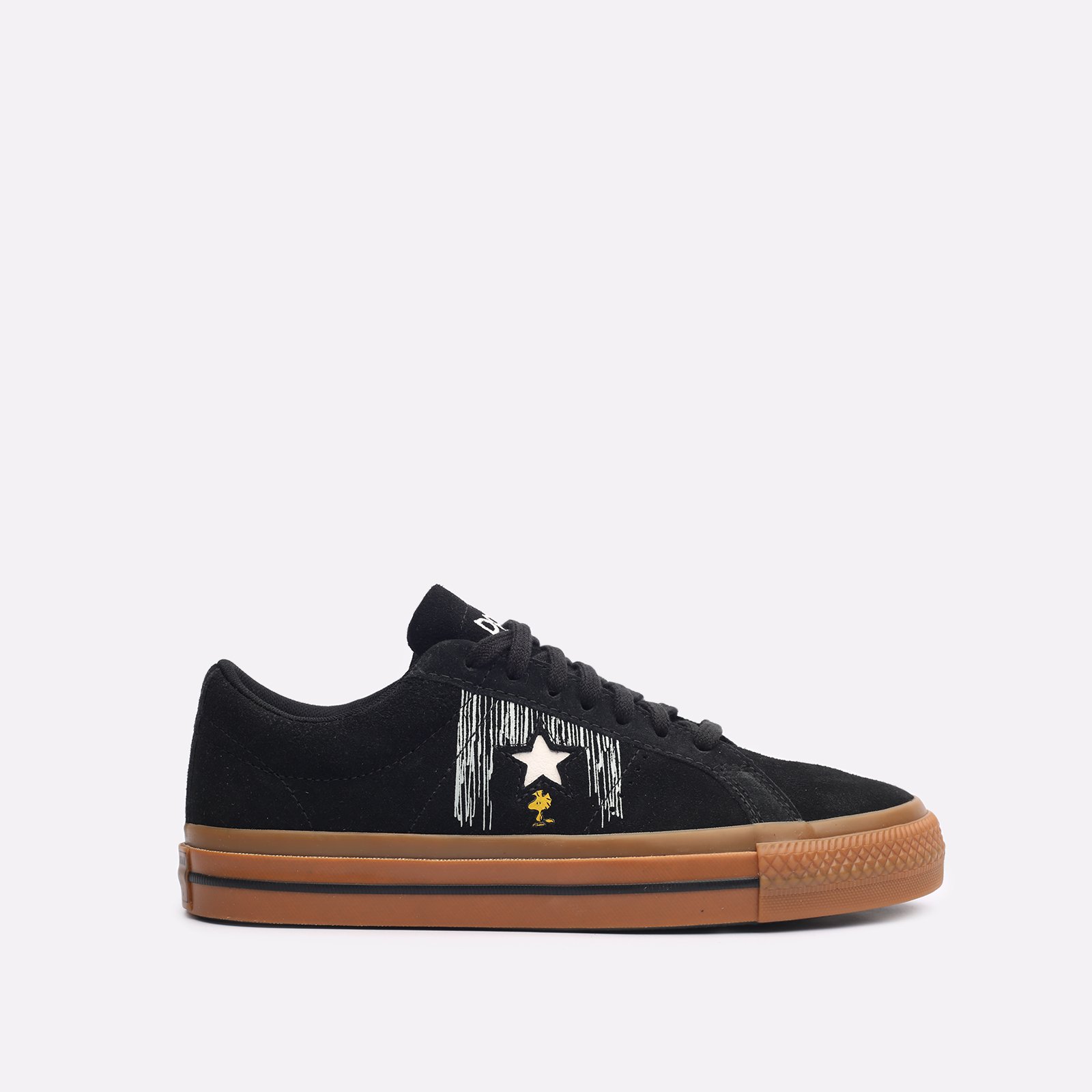 

Кеды мужские Converse x Peanuts One Star OX черные 7.5 US, Черный, x Peanuts One Star OX